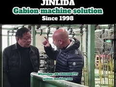 Μέγεθος ματιών 80x100mm, ταχύτητα 195m/h, αυτόματη γραμμή παραγωγής γαβιονίων GLD-2