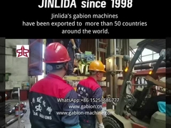 γραμμή παραγωγής βαρέων βαρών GLD-2 γαβιονίων, πλάτος εργασίας 4300, μέγεθος ματιών 80x100mm