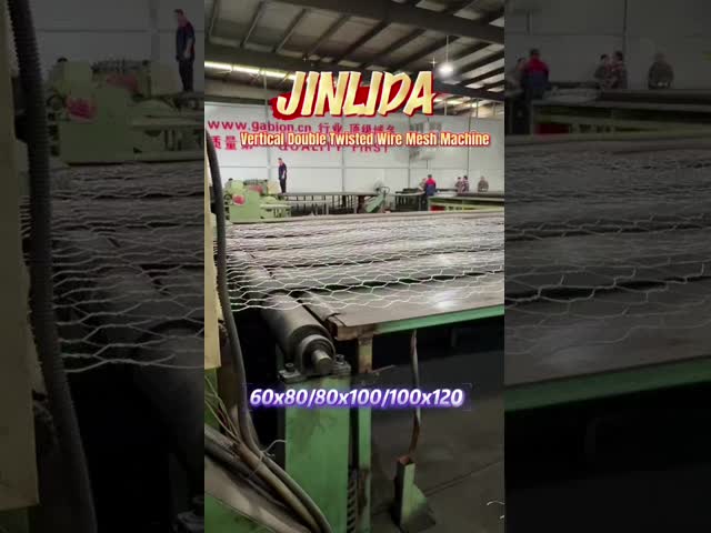 High-Performance CNC Gabion Mesh Machine for 60x80mm & 80x100mm Mesh