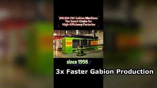 CNC Gabion Machine | Έξοδος 3x, Παραγωγή υψηλής ταχύτητας, Χωρίς διακοπή καλωδίων