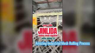 Γραμμή παραγωγής πλήρως αυτόματης μηχανής Gabion Mesh High-Speed