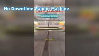 Μηχάνημα Gabion Σχεδιασμένο για να μειώνει τον απρογραμμάτιστο χρόνο διακοπής λειτουργίας