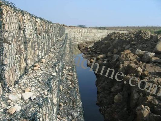 Αγορά Εξαγωνικό πλέγμα καλωδίων Gabion σε απευθείας σύνδεση κατασκευή