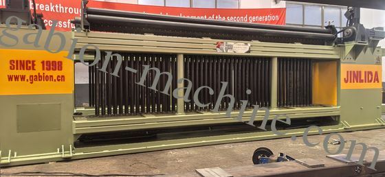 Αγορά Ανθεκτικό Gabion Machine με 60×80/80×100 mm Mesh τρύπα και 5300mm πλάτος υφαντότητας για την ακριβή εξαγωνική παραγωγή πλέγματος σε απευθείας σύνδεση κατασκευή