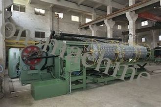 Αγορά 25RPM ντυμένη ψευδάργυρος μηχανή κλουβιών καλωδίων Gabion για τα πολιτικού μηχανικού έργα σε απευθείας σύνδεση κατασκευή